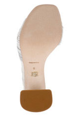 White Leather | Winslow Block Heel Sandal Sole