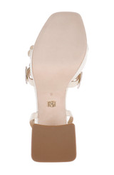 Cream Leather | Waverly Block Heel Platform Sandal Sole