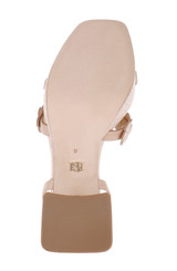 Nude Leather | Waverly Block Heel Platform Sandal Sole