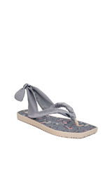 Aqua Blue | Wrenna Slingback Thong Sandal Front Side