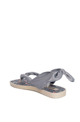 Aqua Blue | Wrenna Slingback Thong Sandal Back Side