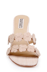 Nude Leather | Webster Block Heel Sandals Front