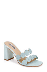 Ocean Leather | Webster Block Heel Sandals Front Side