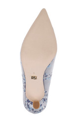 Light Blue | Wonder Floral Pointed Toe Pump Sole