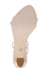 Champagne Satin | Whitney Ankle Strap Sandal Sole