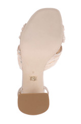 Nude Satin | Wila Ankle Strap Sandal Sole