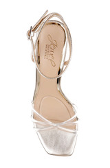 Clear Gold | Phyliss Ankle Strap Sandal Top