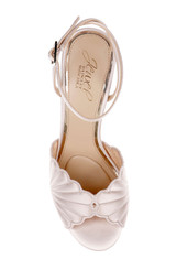 Champagne Satin | Paradise Ankle Strap Sandal Top