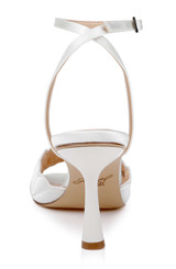 Ivory Satin | Paradise Ankle Strap Sandal Back
