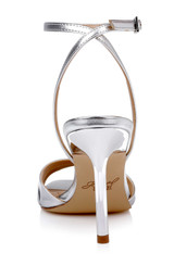 Silver Metallic | Parisa Ankle Strap Sandal Back