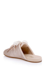 Nude Satin | Priscila Mule Sneaker Back Side