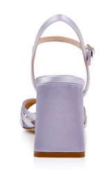 Ice Satin | Patience Block Heel Sandal Back