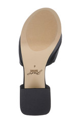 Black Satin | Paola Platform Sandal Sole