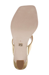 Gold Metallic | Whitley Mid Heel Sandal Sole