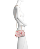 Blush | Flora Floral Embroidered Pouch Clutch Form