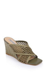 Olive Rafi | Xandria Wedge Slide Sandal Front Side