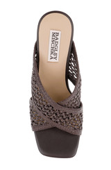 Brown | Xandria Wedge Slide Sandal Top