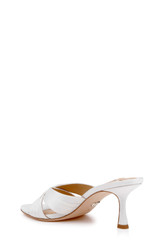 Ivory Silk | Xania Heeled Sandal Back Side