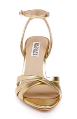 Gold Leather | Xeilani Ankle Strap Sandal Front