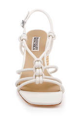 Cream Leather | Xiara Slingback Sandal Front