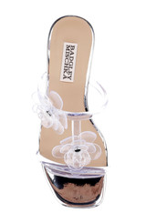 Clear Silver | Xyra Jelly Heeled Sandal Top