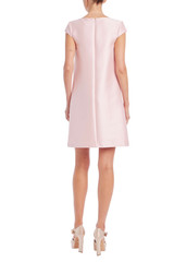 Blush | Beaded Scoop Neck Mini Shift Dress Back