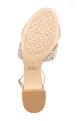 Rose Gold | Nicolette Ankle Strap Block Heel