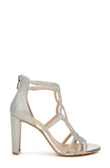 Silver | Filimena II Strappy Block Heel