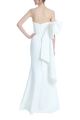 Light Ivory | Asymmetrical Bow Gown