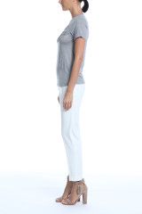 Light Ivory | Crop Cuffed Pant