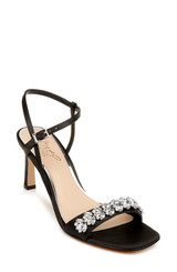 Black | Patsy Strappy Crystal Embellished Heel