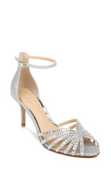 Silver | Pixie Strappy Evening Shoe