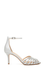 Silver | Pixie Strappy Evening Shoe