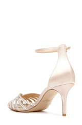 Champagne | Pixie Strappy Evening Shoe