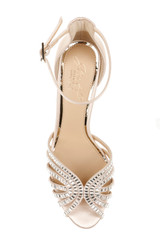 Champagne | Pixie Strappy Evening Shoe