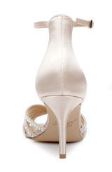 Champagne | Pixie Strappy Evening Shoe