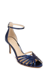 Navy | Pixie Strappy Evening Shoe