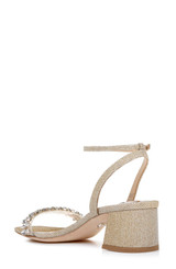 Platino | Harlow Ankle Strap Block Heel