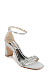 Silver | Harriet Open Toe Block Heel