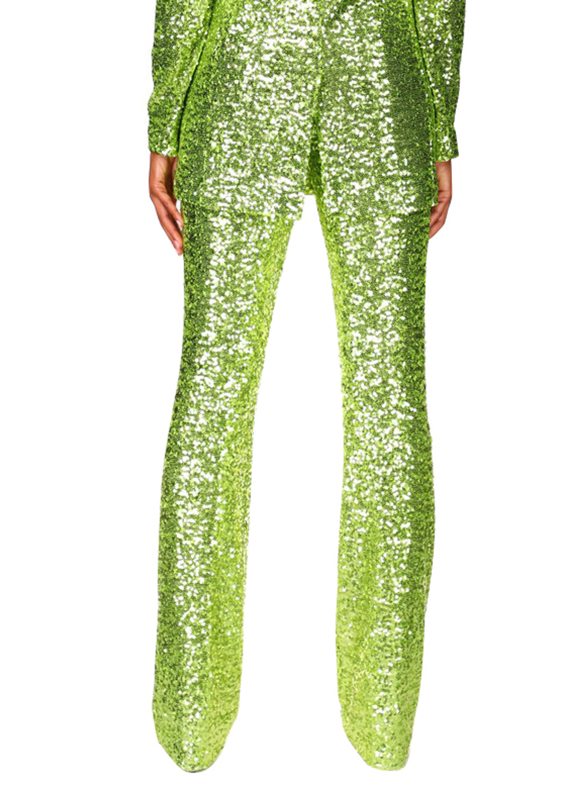 Sparkling Green Pants by Badgley Mishcka