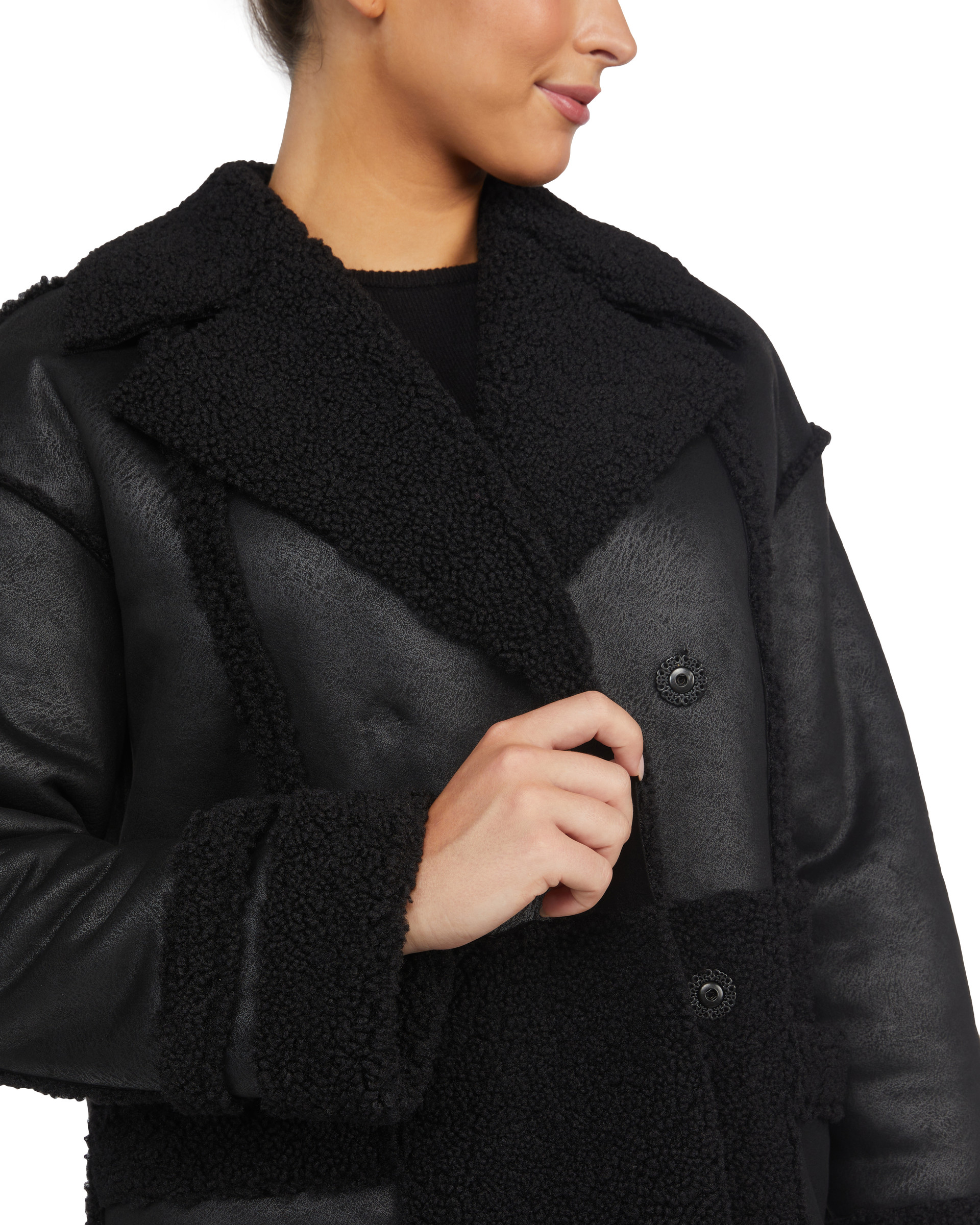 Raymonde Faux Shearling Coat