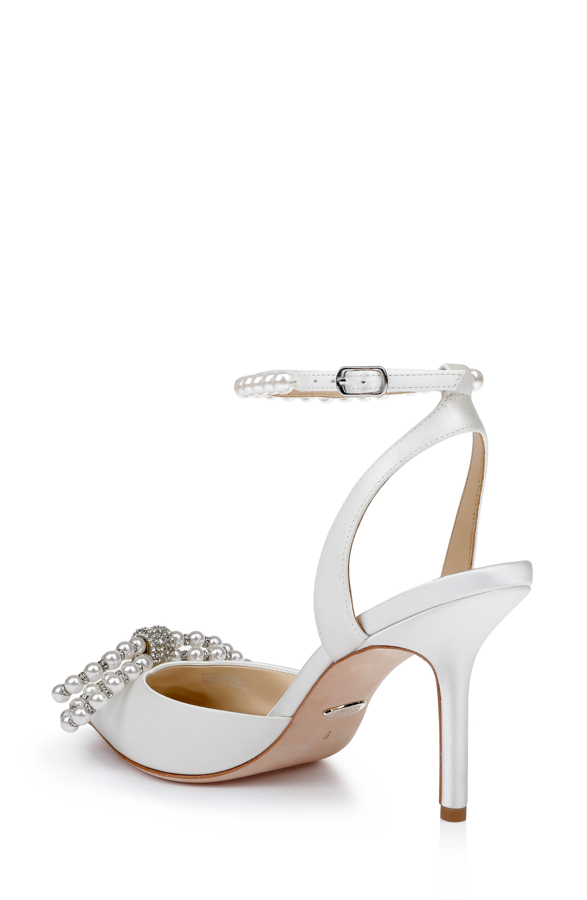 Faint Stiletto Heel with Pearl Bow by Badgley Mishcka