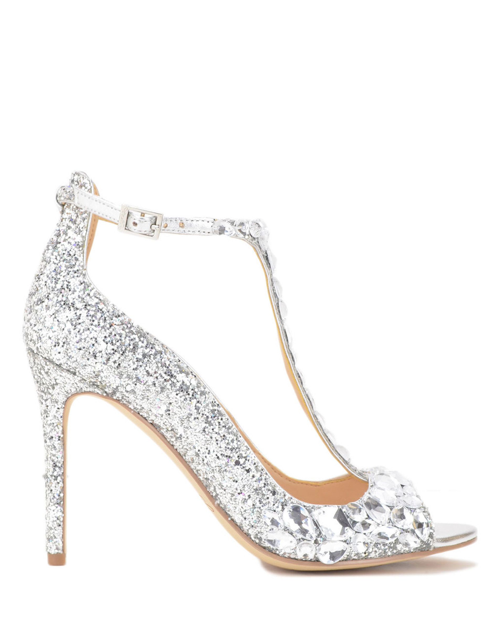 Conroy Metallic Glitter Evening Shoe from Jewel by Badgley Mischka