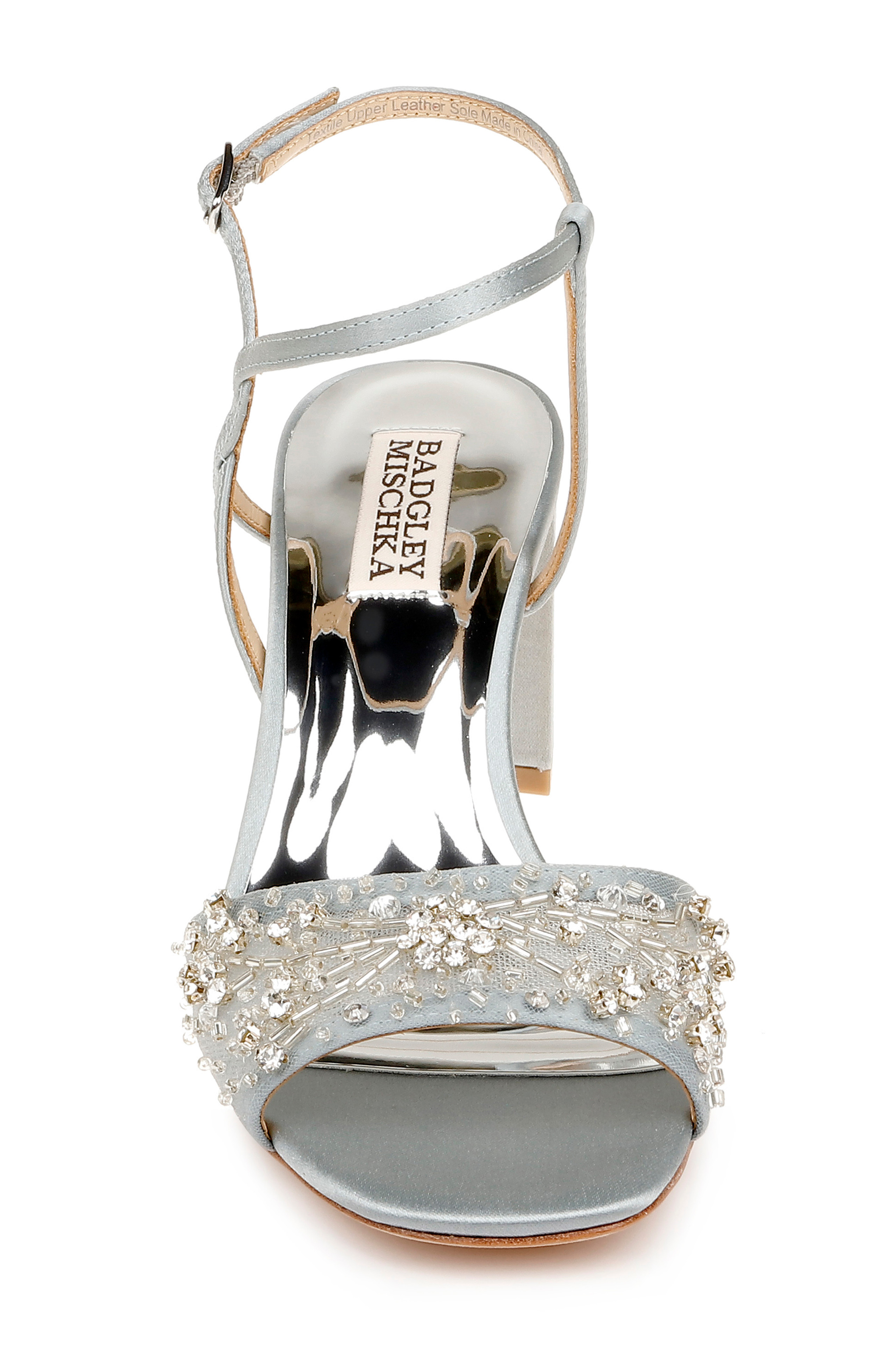 blaine embellished block heel