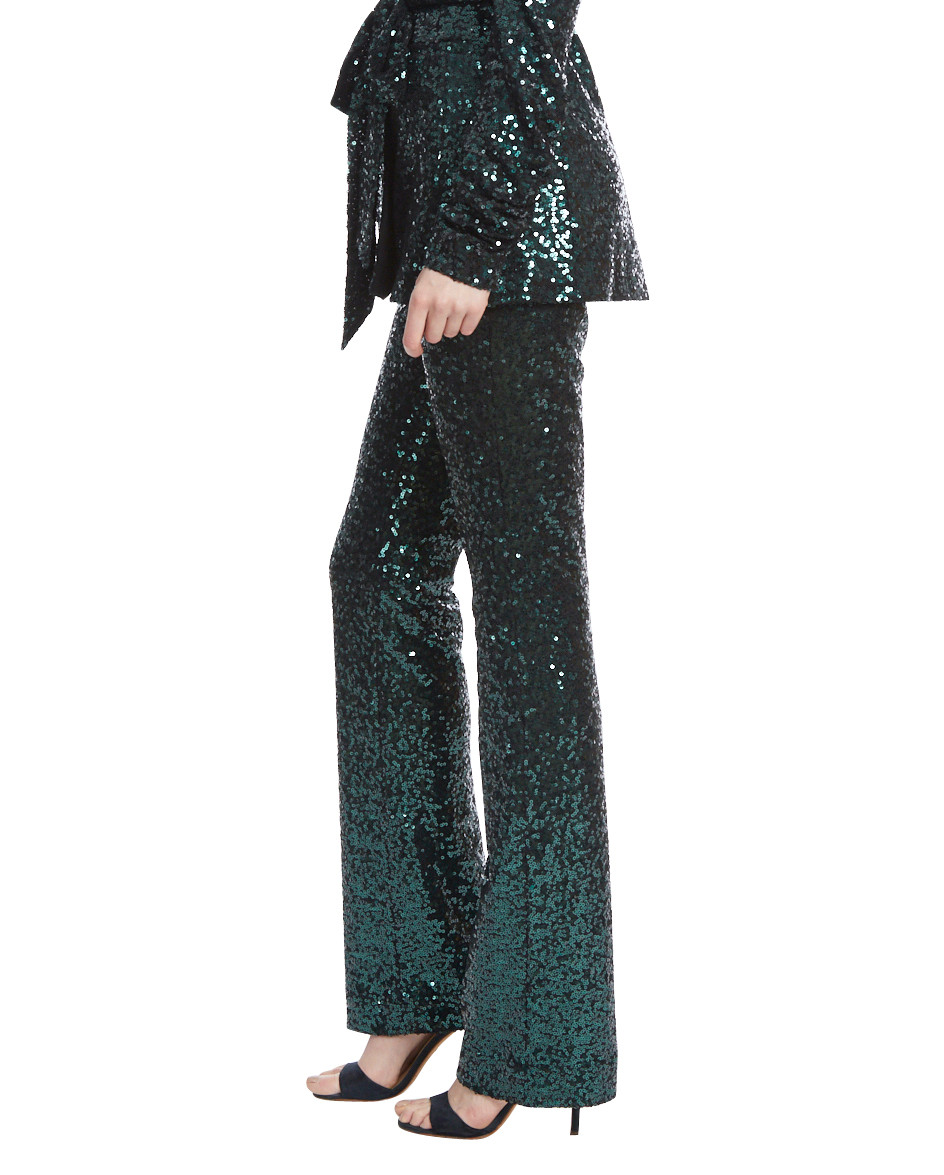 Emerald Ruched Top & Pant Set