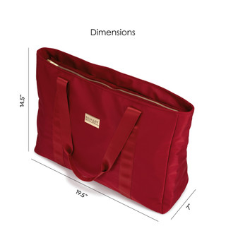 Nylon Weekender Tote Bag by Badgley Mischka - Main Image