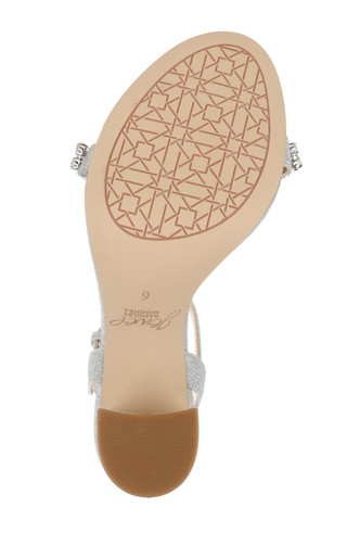 ハンドメイド雑貨 シャビーシック キューブ pumps Crystal-Studded Block-Heel Sandals | David's Bridal