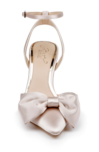 Yanna Satin Stiletto with Bow by Badgley Mishcka
