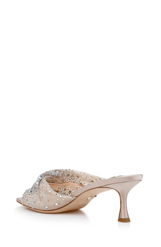 Brandy Rhinestone-Studded Mules by Badgley Mischka