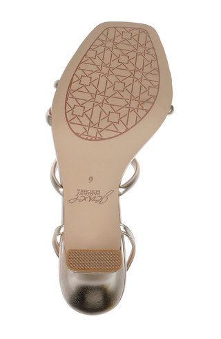 Kiyomi II Metallic Delicate Sandal with Bow Straps by Badgley Mischka